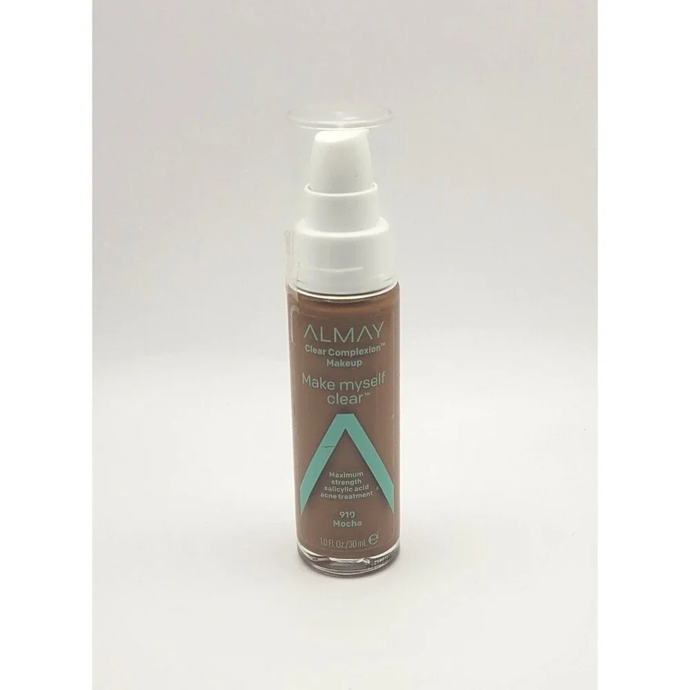Almay Clear Complexion Make Myself Clear Makeup 910 Mocha 1 fl oz NEW